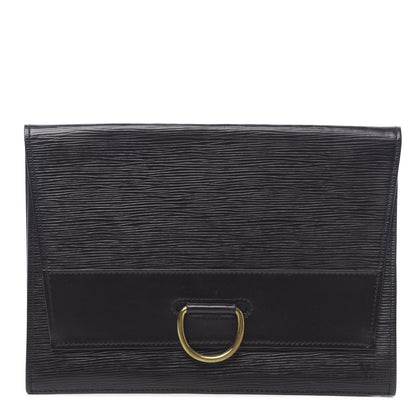 Louis Vuitton Epi Pochette Iena 28 Black 1 of 8