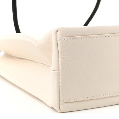 Balenciaga Calfskin Logo XXS Shopping Tote White 9 of 10