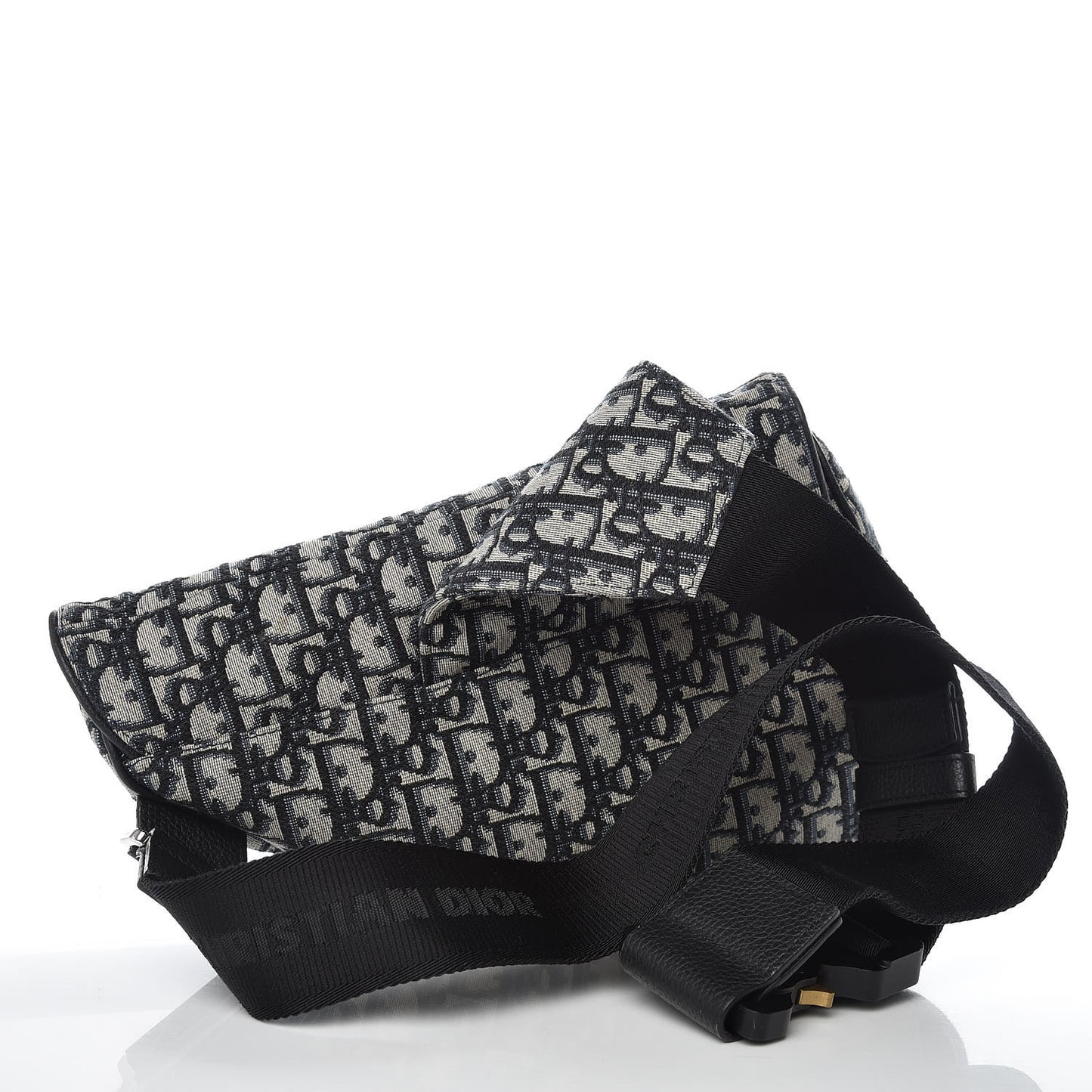 Oblique Mens Saddle Bag Blue