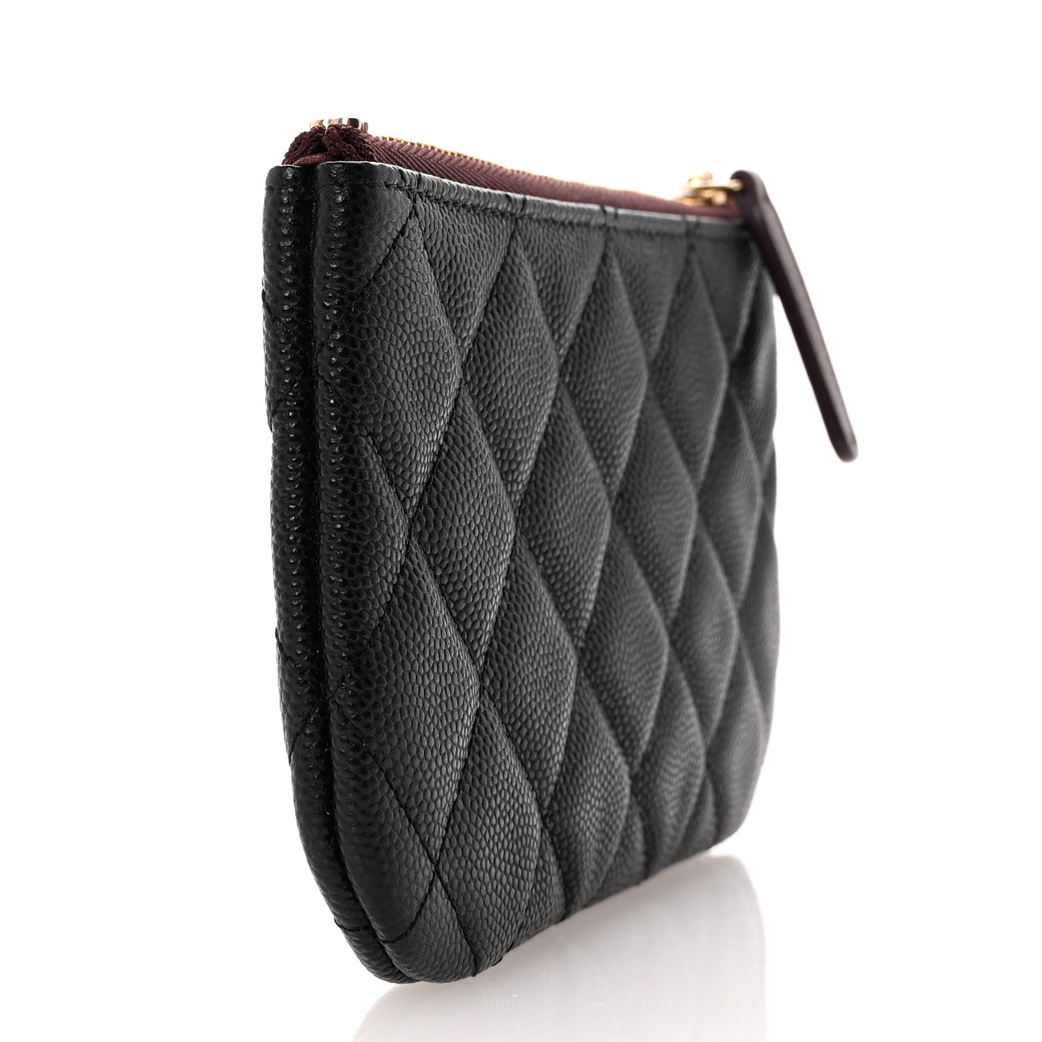 Chanel Caviar Quilted Small Cosmetic Case Black 3 of 8