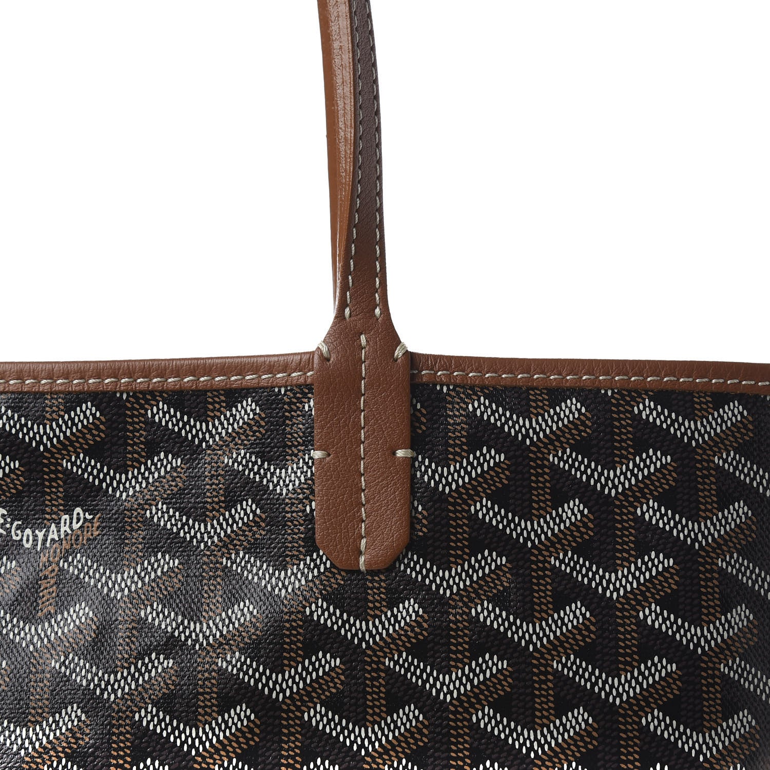 Goyard Goyardine Saint Louis PM Black Gold 9 of 9