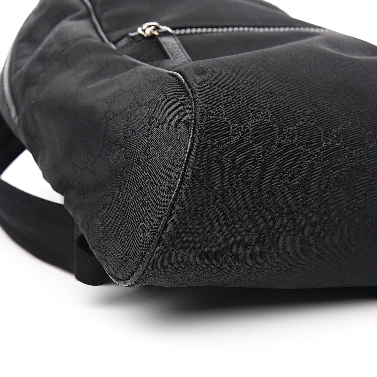 Gucci Nylon Monogram Slim Backpack Black 7 of 9