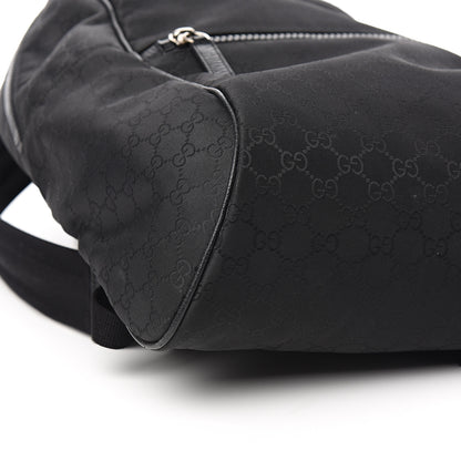 Gucci Nylon Monogram Slim Backpack Black 7 of 9