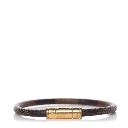 Louis Vuitton Damier Ebene Keep It Bracelet 17 1 of 5
