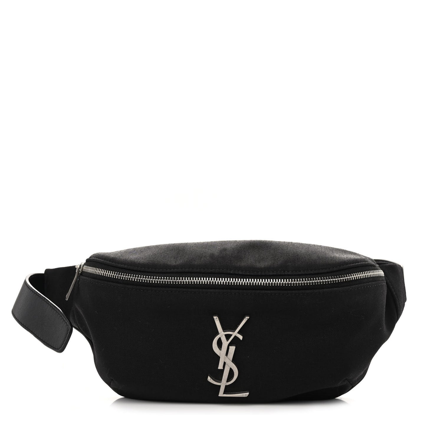 Canvas Monogram Belt Bag Black