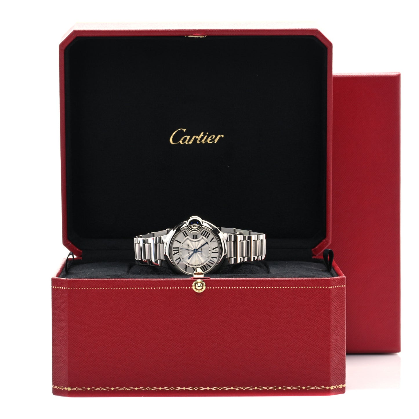 Stainless Steel 33mm Ballon Bleu De Cartier Automatic Watch