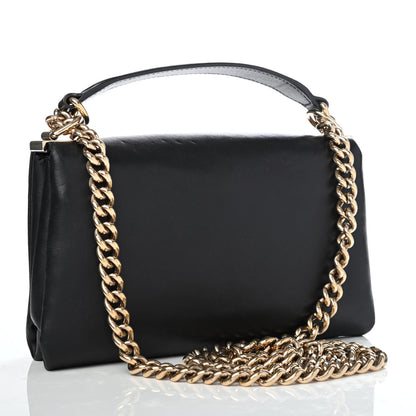 Versace Nappa Palazzo Medusa Chain Shoulder Bag Black 2 of 4