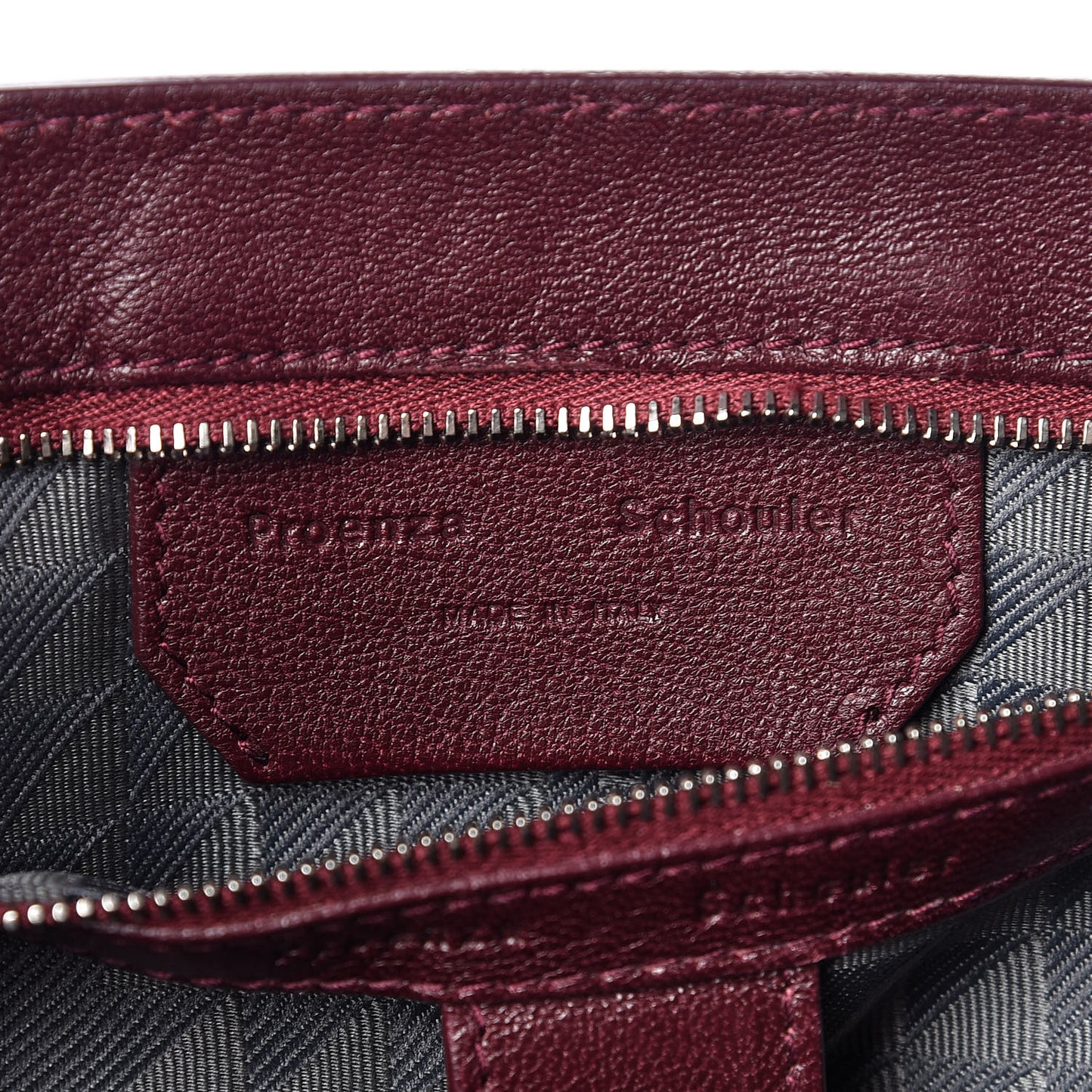 Lambskin Large PS1 Satchel Oxblood