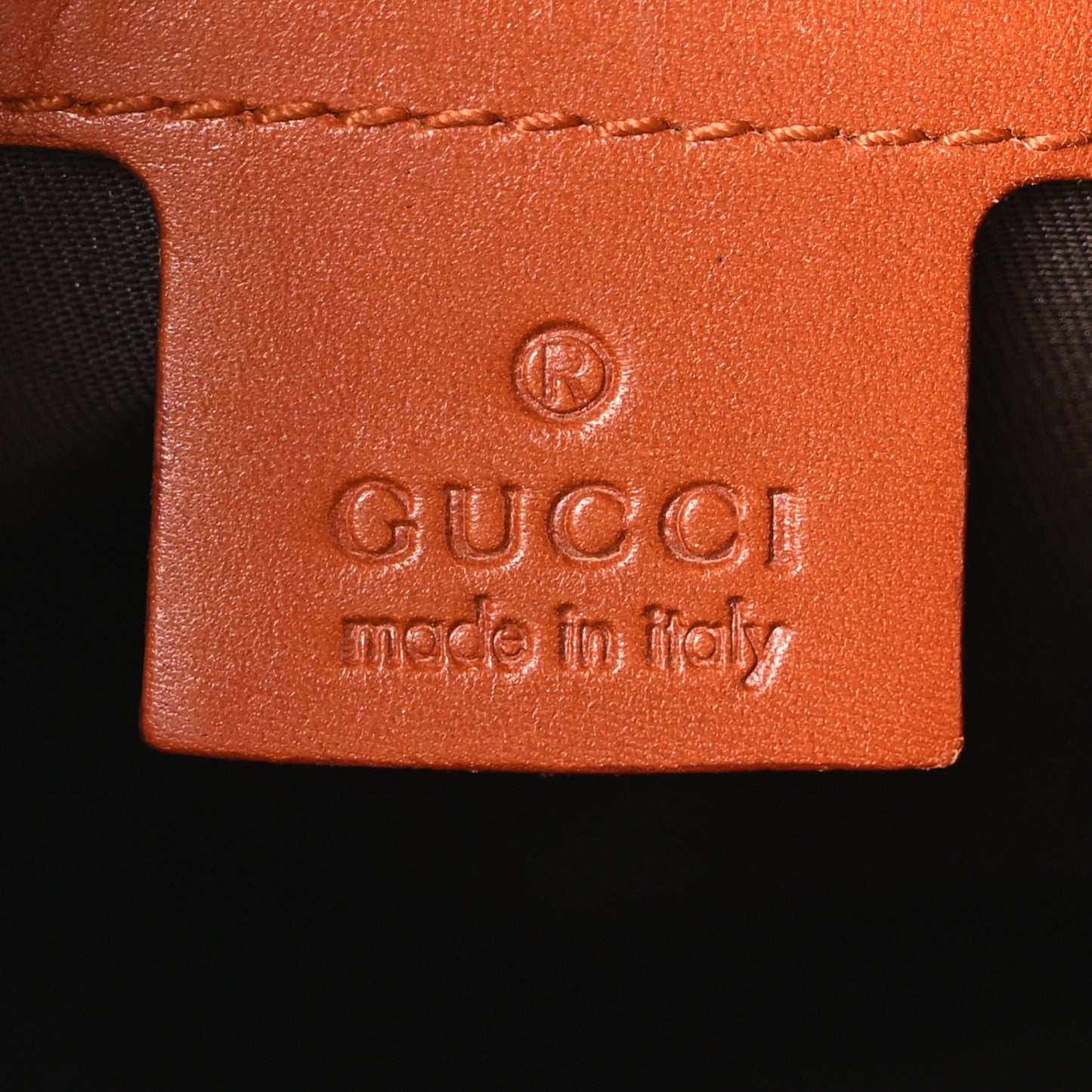 Calfskin Horsebit Glam Boston Tote Orange