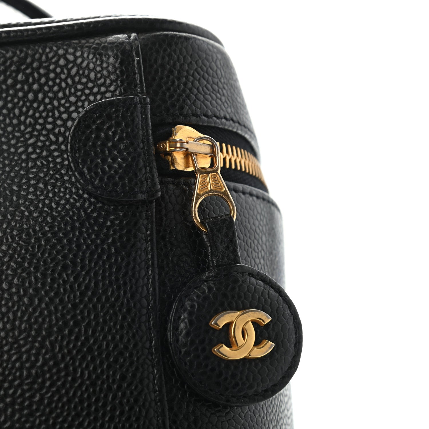 Chanel Caviar Vanity Cosmetic Case Black 13 of 13
