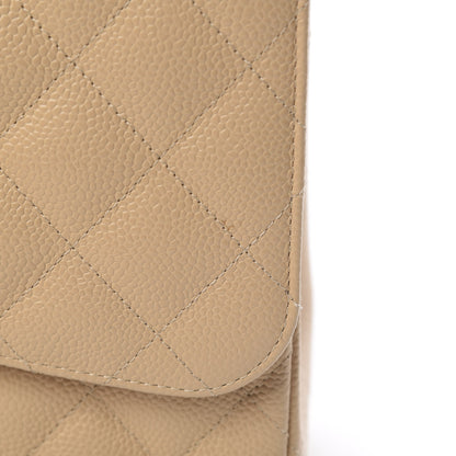 Chanel Caviar Quilted Jumbo Double Flap Beige Clair 13 of 14