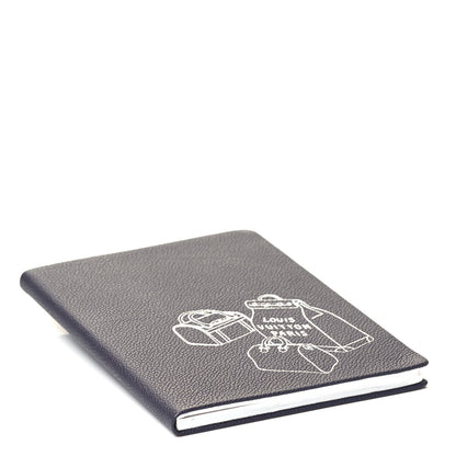Louis Vuitton Taurillon Notebook MM Gris 3 of 4