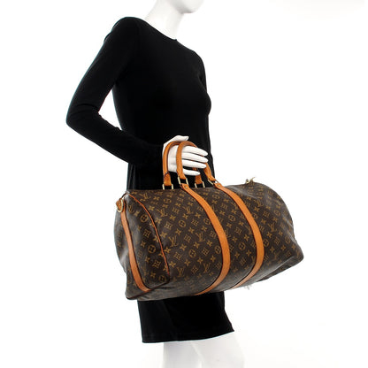 Louis Vuitton Monogram Keepall Bandouliere 45 2 of 19