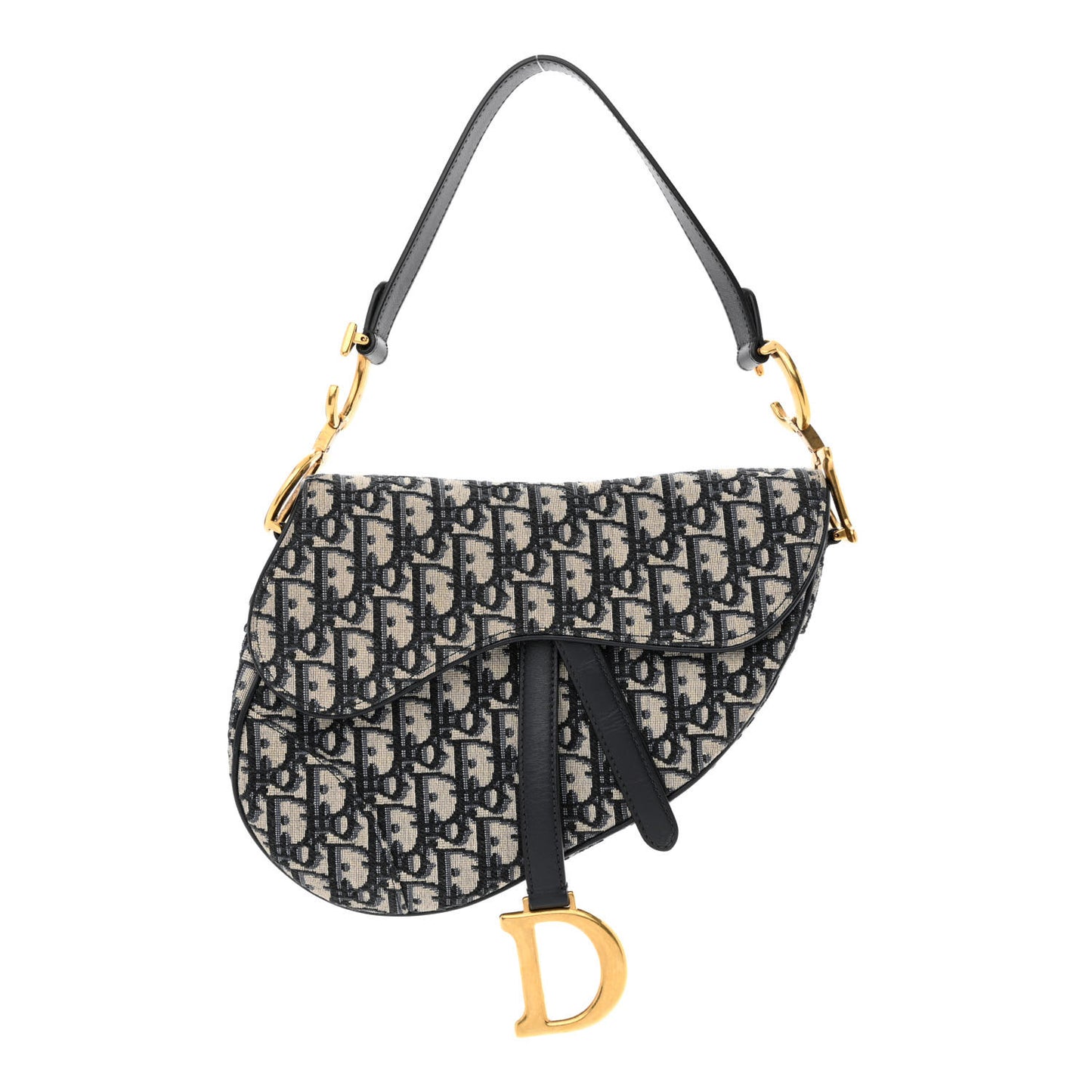 Oblique Saddle Bag Blue