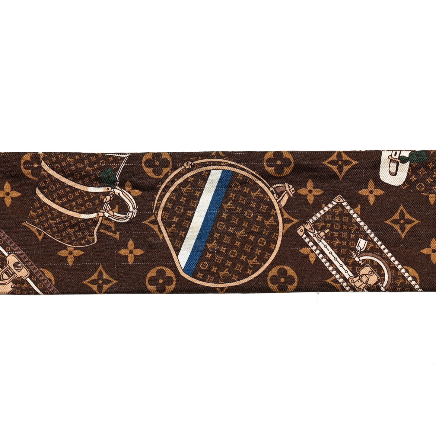 Silk Monogram Trunks Bandeau