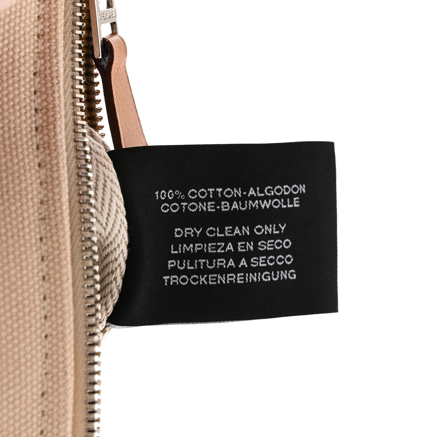 Hermes Canvas Small Bride-A-Brac Pouch Natural 8 of 11