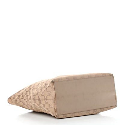 Gucci Monogram Bucket Tote Beige 3 of 9