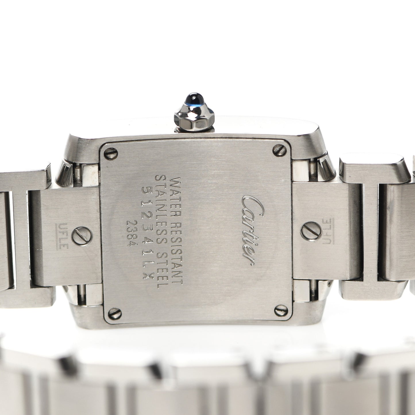 Stainless Steel 20mm Tank Francaise Quartz Watch