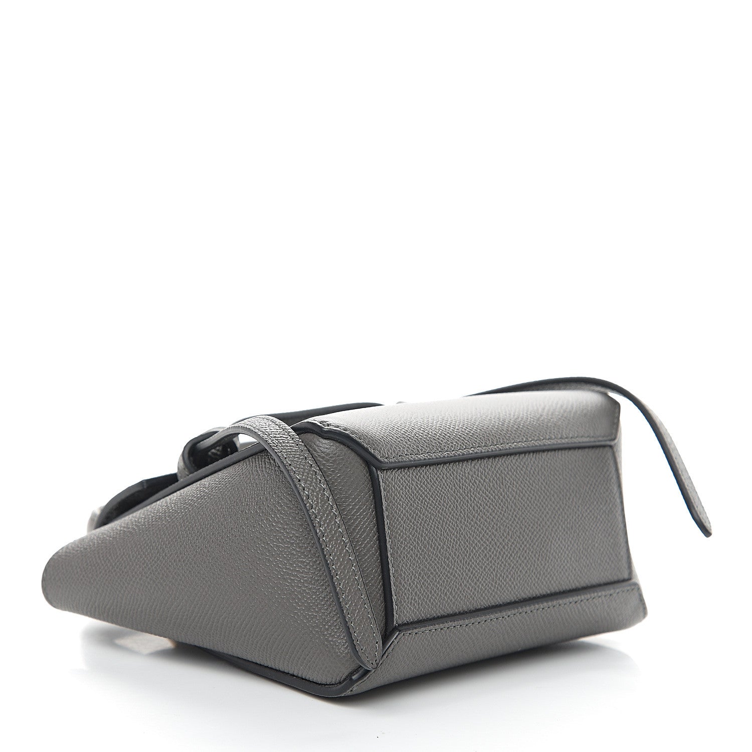 Celine Grained Calfskin Pico Belt Bag Grey 3 of 9