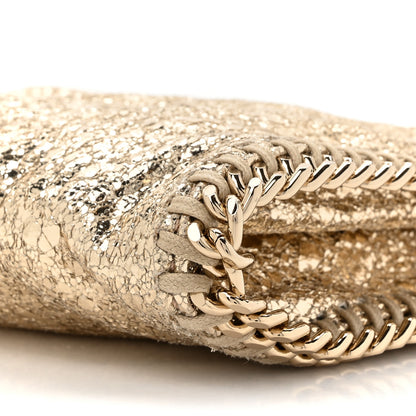 Stella McCartney Metallic Crackle Tiny Falabella Tote Gold 8 of 9