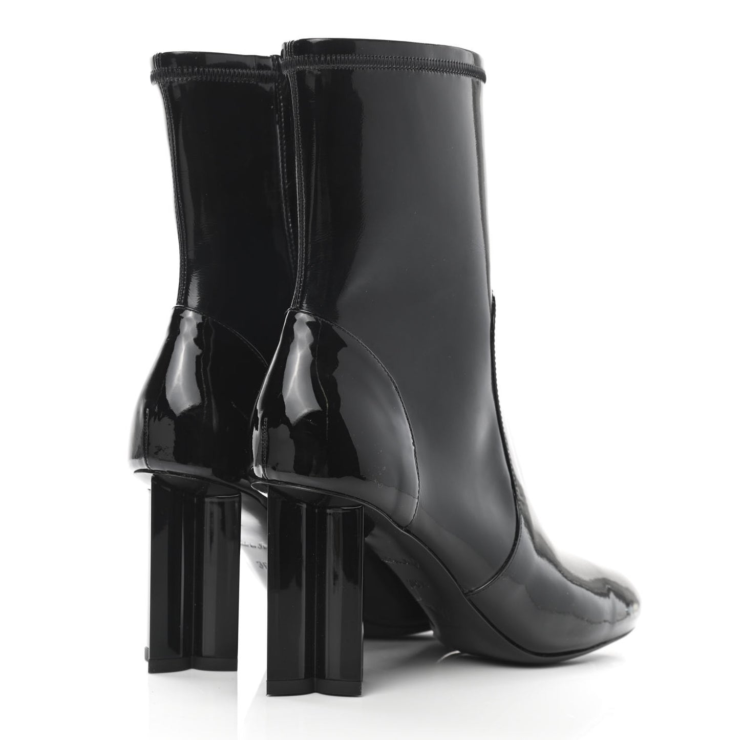 Patent Uniformes Silhouette Ankle Boots 36.5 Black