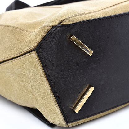 Loewe Suede Medium Puzzle Bag Gold 8 of 16