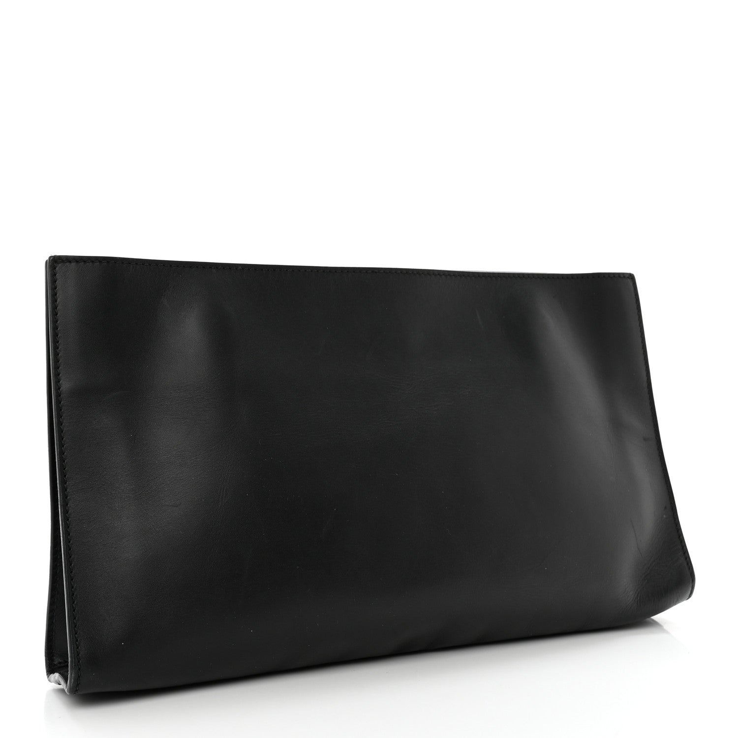 Gucci Calfskin Embossed XL Clutch Black 3 of 14