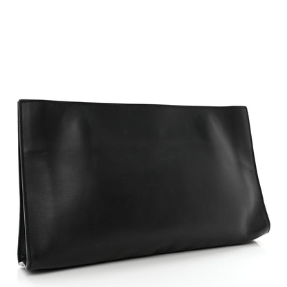 Gucci Calfskin Embossed XL Clutch Black 3 of 14