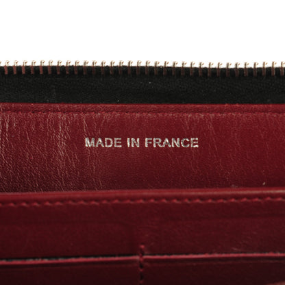 Chanel Caviar Quilted Large Gusset Zip Around Wallet Black 7 of 9