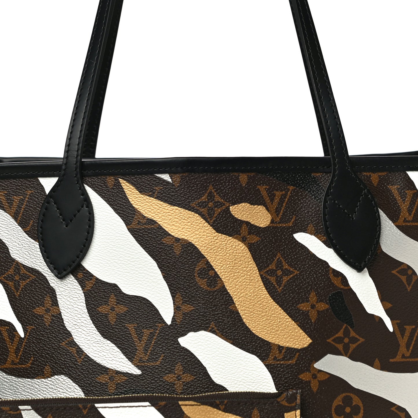 X LOL Monogram Neverfull MM Gold Silver