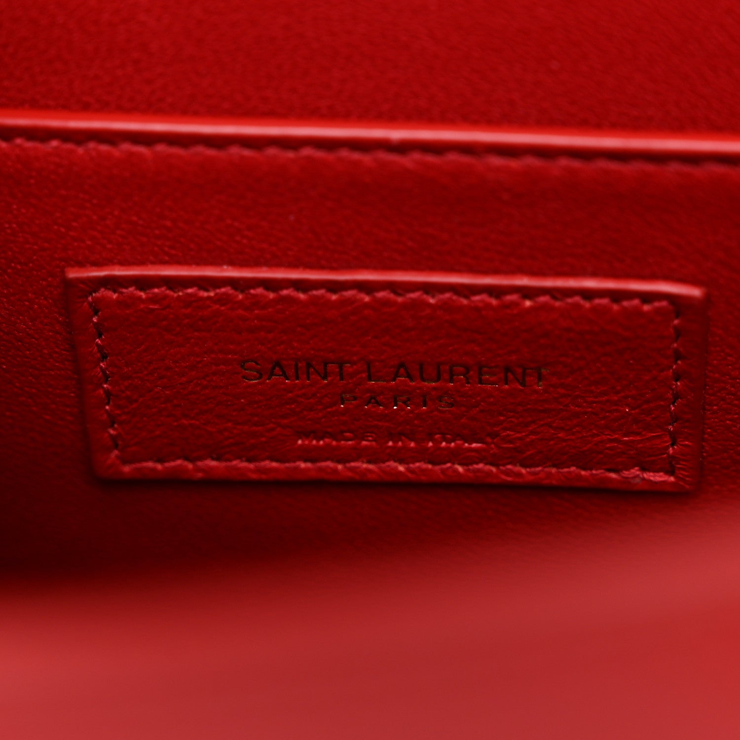Saint Laurent Smooth Calfskin Manhattan Shoulder Bag Rouge Eros 6 of 12