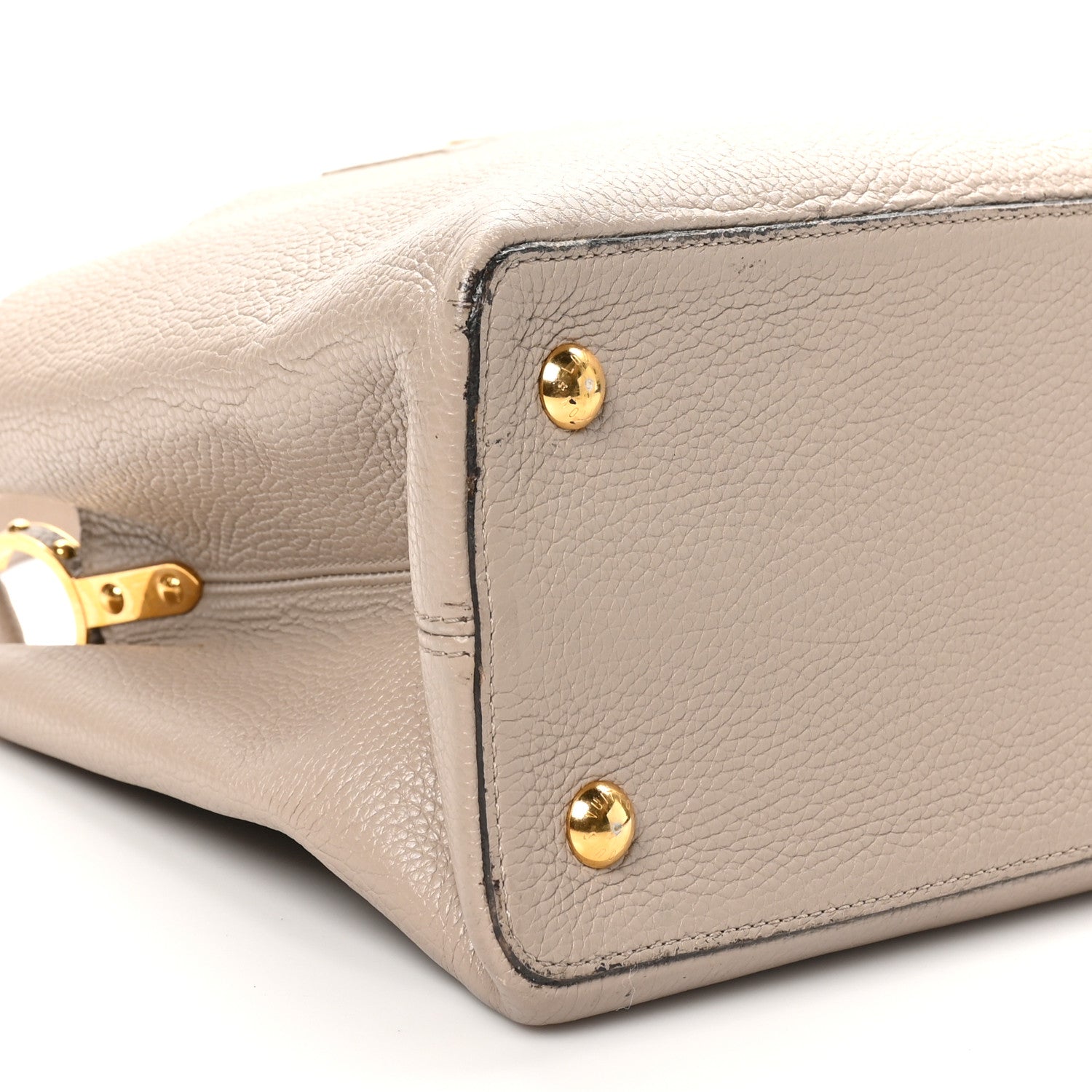 Louis Vuitton Taurillon Capucines MM Galet 8 of 12
