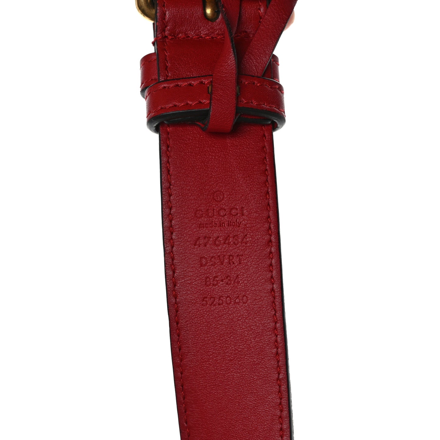 Calfskin Matelasse GG Marmont Belt Bag 85 34 Hibiscus Red