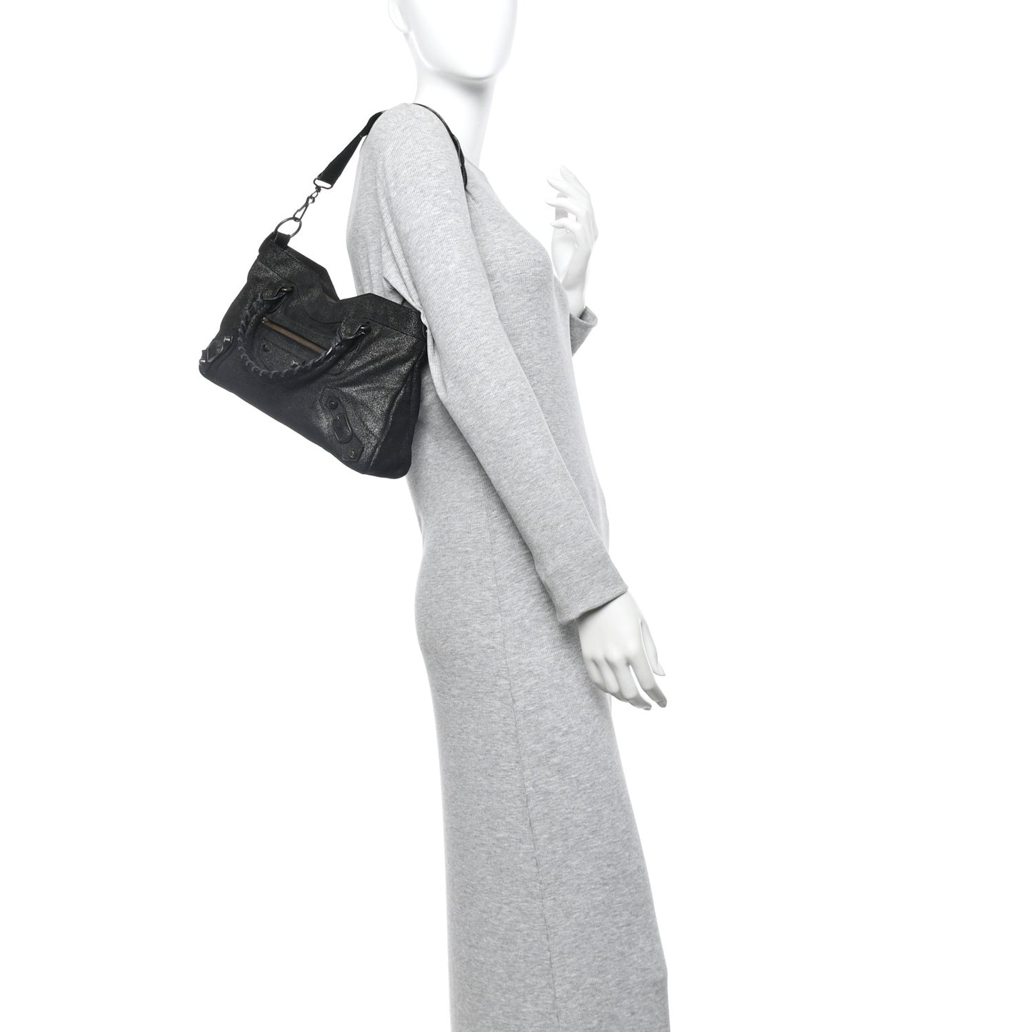 Craquele Calfskin Classic Hardware First Black