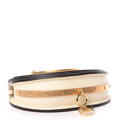 Chloe Calfskin Small Nile Bracelet Minaudiere Bag Off White 4 of 7