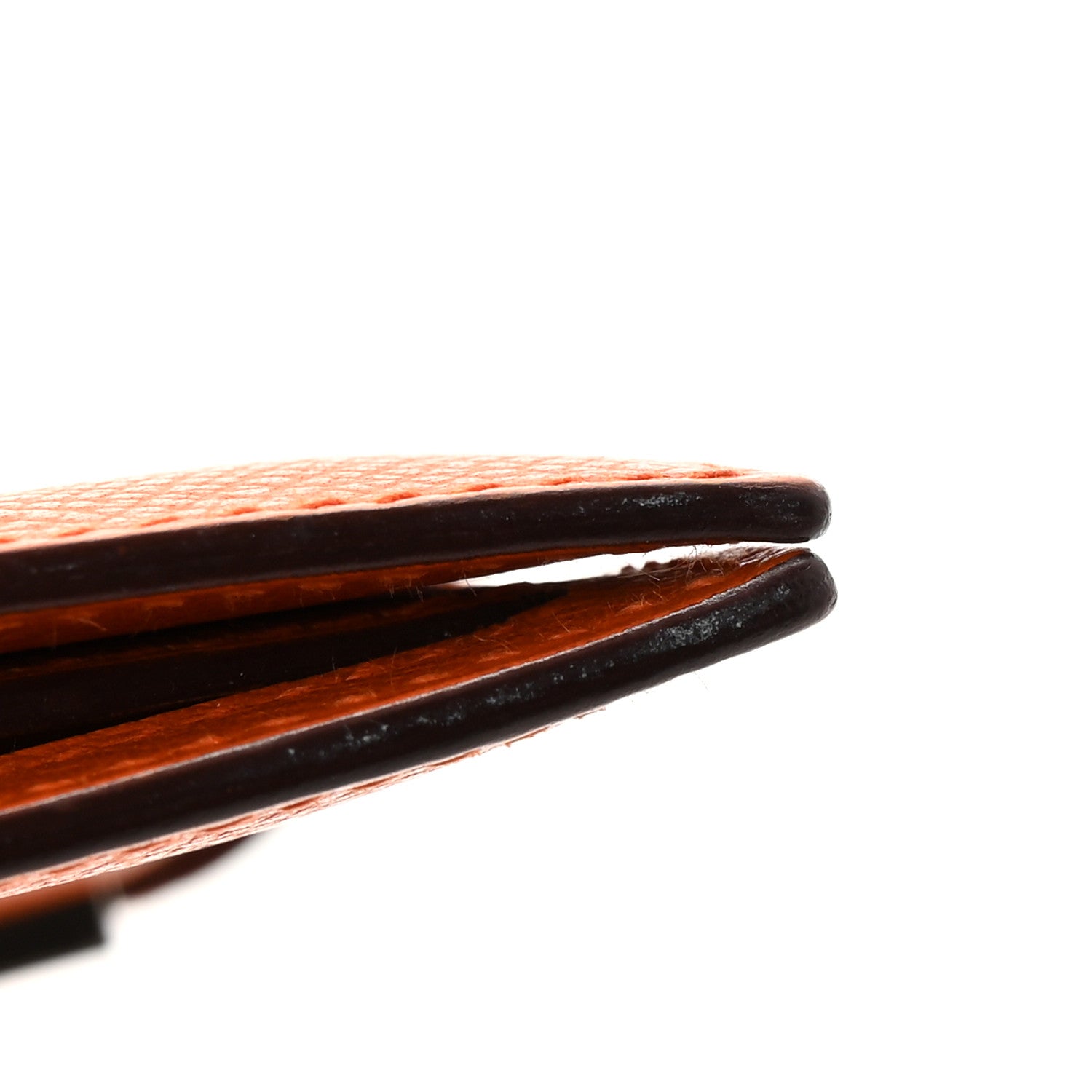 Hermes Epsom Bearn Gusset Wallet Orange 9 of 11