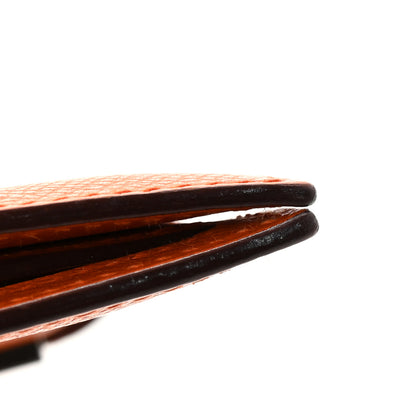 Hermes Epsom Bearn Gusset Wallet Orange 9 of 11