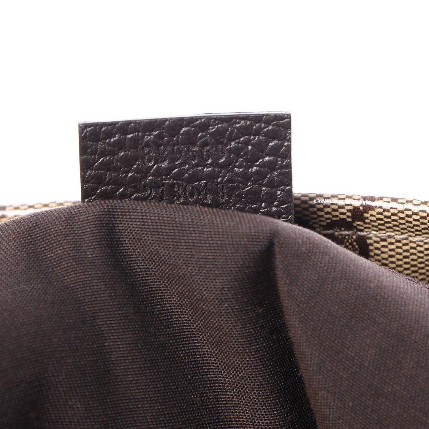 Crystal Monogram Large Flat Messenger Bag Dark Brown