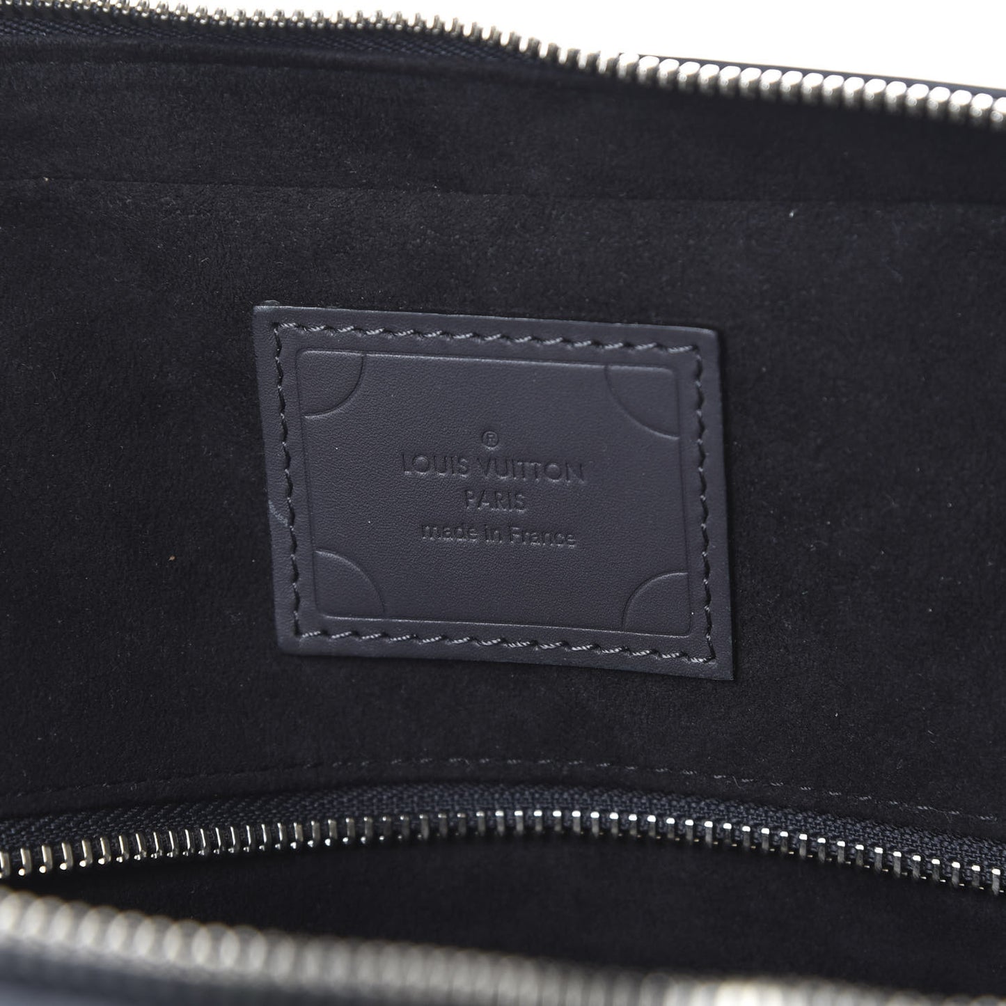 Cuir Ombre Porte-Documents Voyage Bandouliere Anthracite
