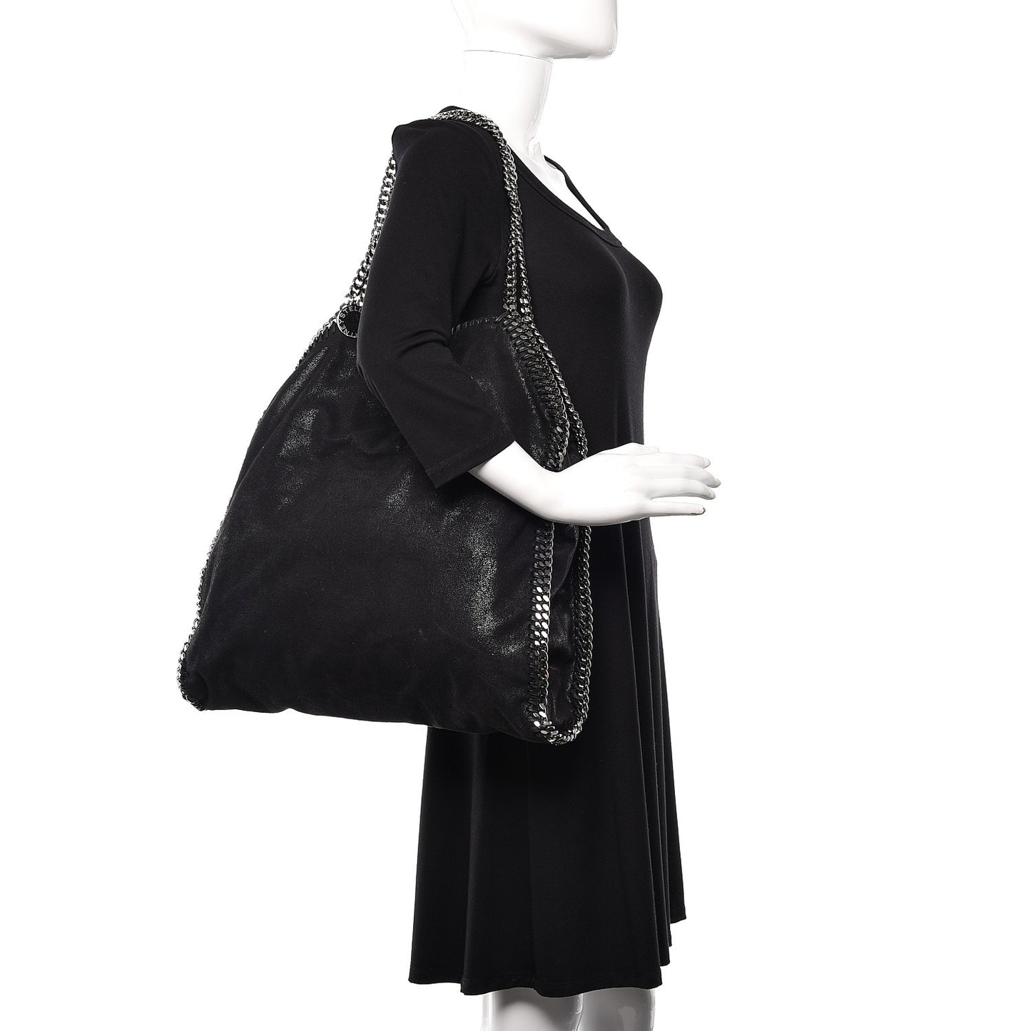 Shaggy Deer Big Falabella Tote Black