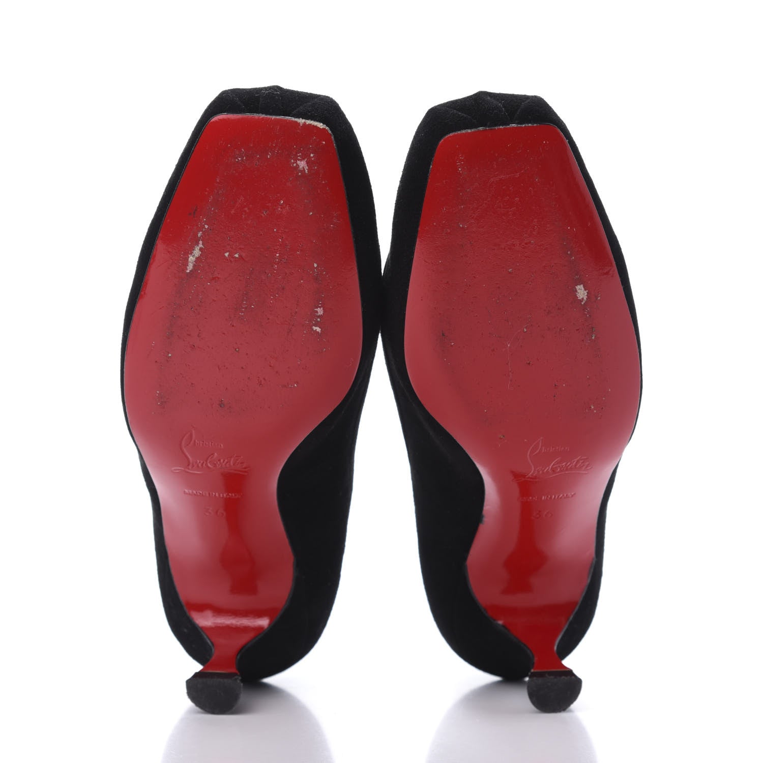 Christian Louboutin Suede Neo Mars 45 Pumps 36 Black 6 of 8