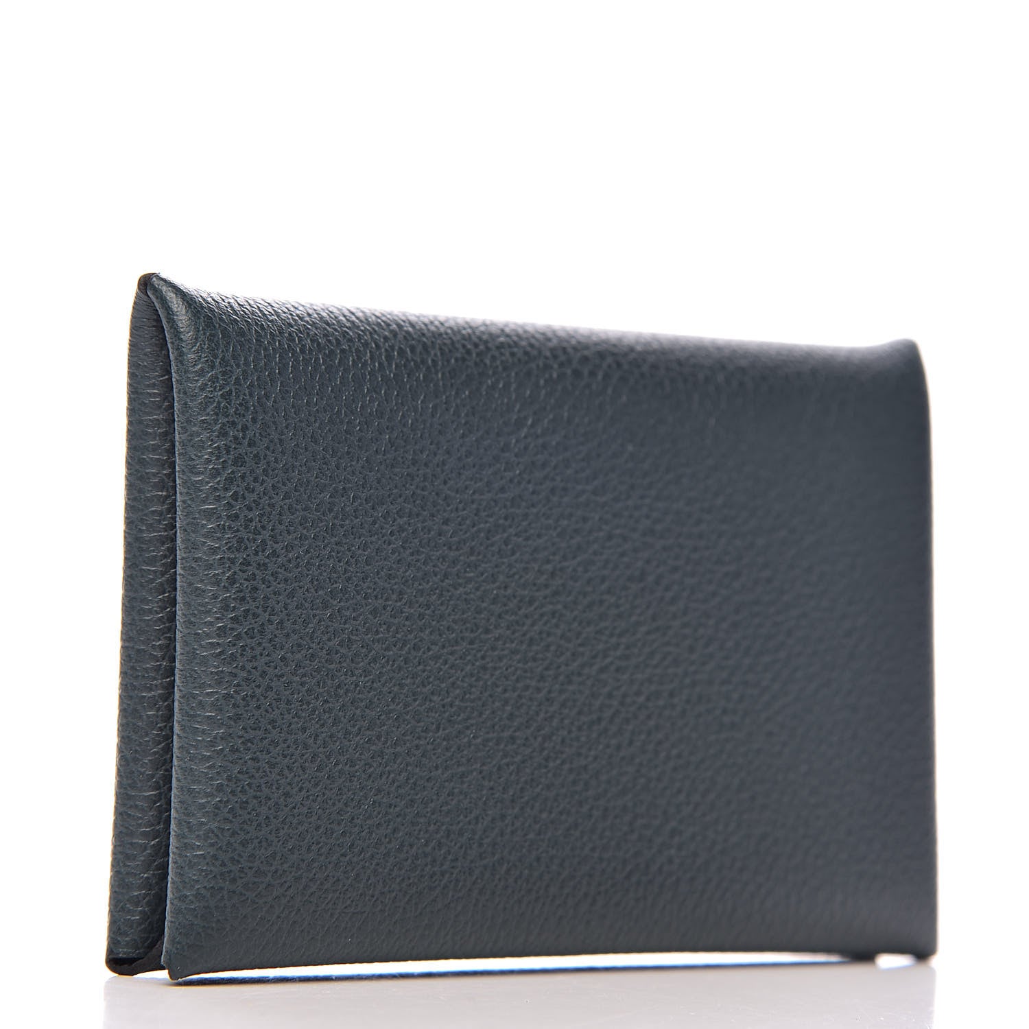 Hermes Evercolor Calvi Card Case Vert Cypress 3 of 8