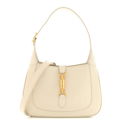 Gucci Boarded Dyana Lux Calfskin Small Jackie 1961 Hobo Mystic White 1 of 14