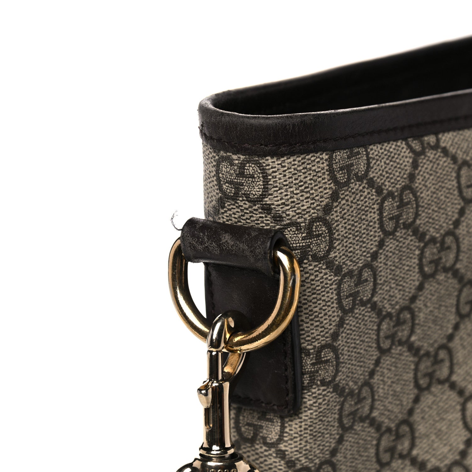 Gucci GG Supreme Monogram Medium Joy Tote Dark Brown 14 of 20