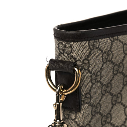 Gucci GG Supreme Monogram Medium Joy Tote Dark Brown 14 of 20