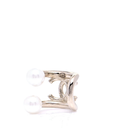 Chanel Pearl CC Single Ear Cuff Gold 3 of 6