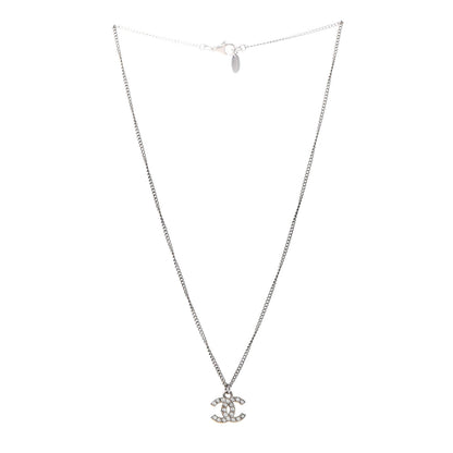Chanel Crystal CC Necklace Light Gold 2 of 4