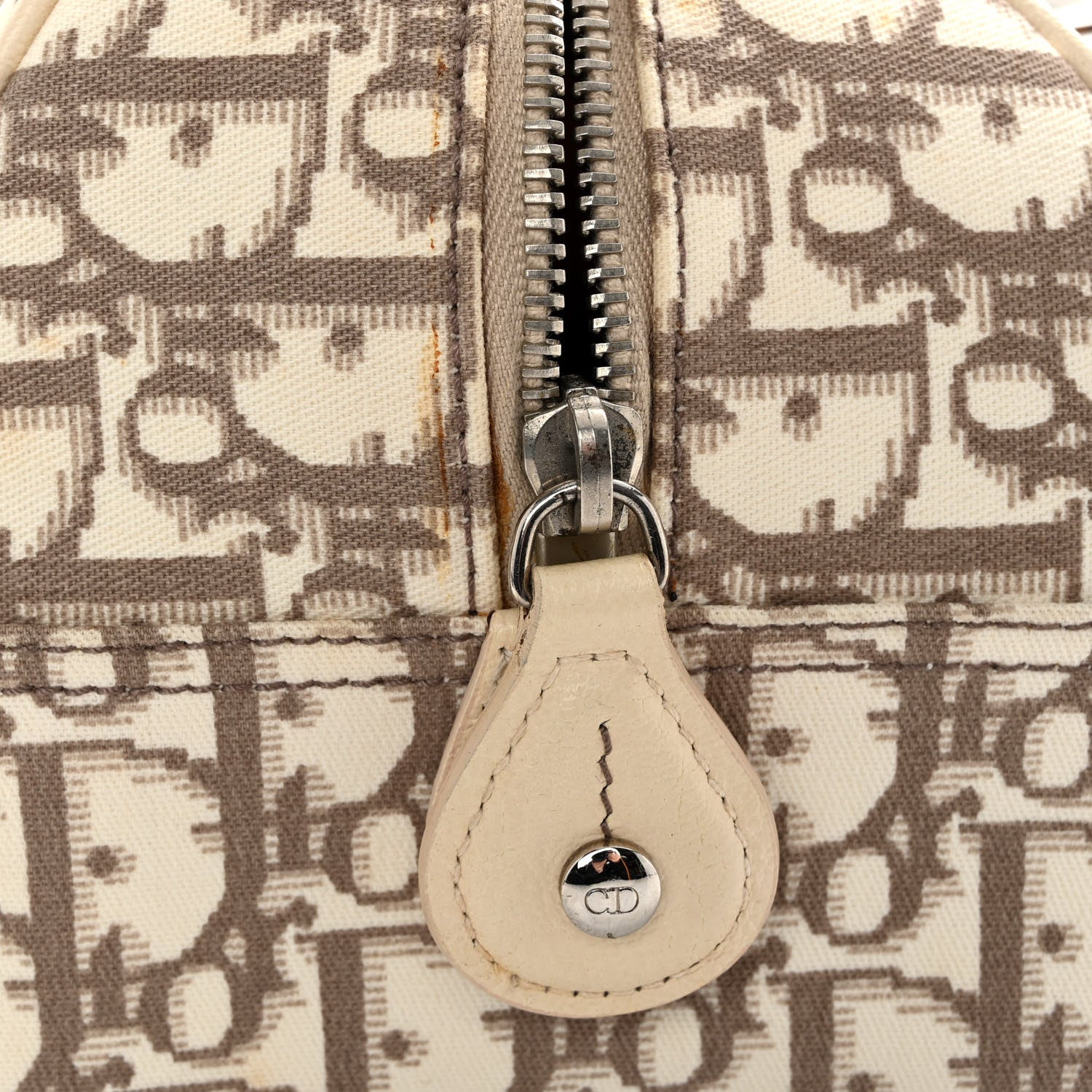 Christian Dior Monogram Vintage Flowers Bowler Beige 12 of 13