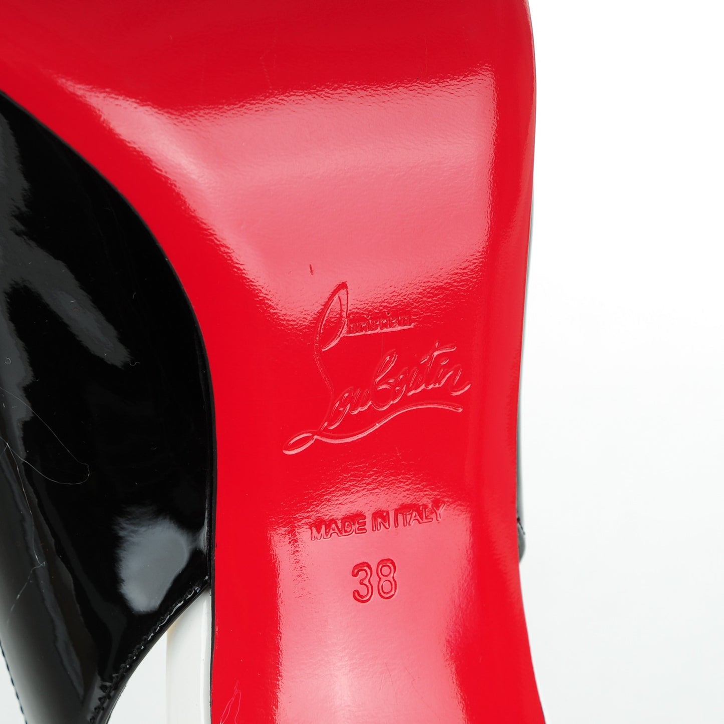 Patent Tibur Slingback 70 Pumps 38 Black White