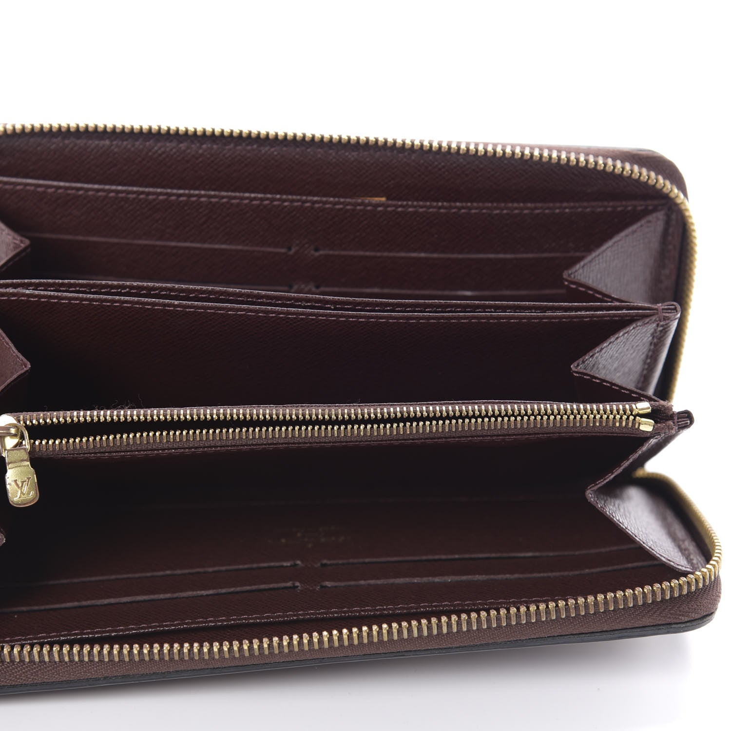 Louis Vuitton Calfskin Monogram Gamma Zippy Wallet White Chocolate 5 of 10